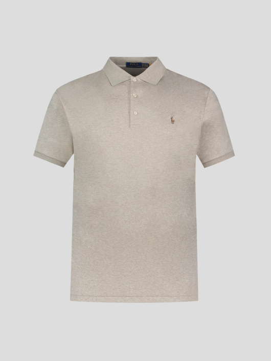 Polo Interlock Grande Taille Beige