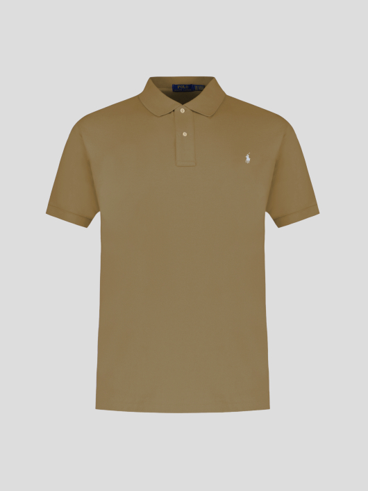 Polo Piqué Grande Taille Beige
