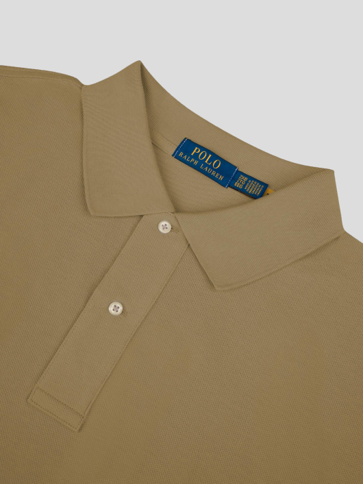 Polo Piqué Grande Taille Beige