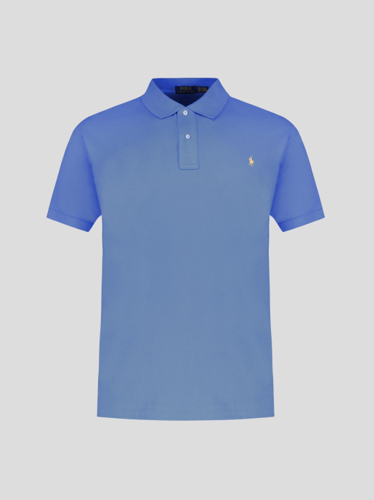 Polo Piqué Grande Taille Bleu