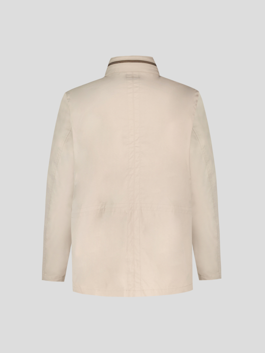 Parka Multipoches Grande Taille Beige