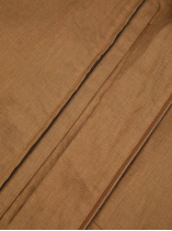 Blouson Uni en Lin Grande Taille Cognac