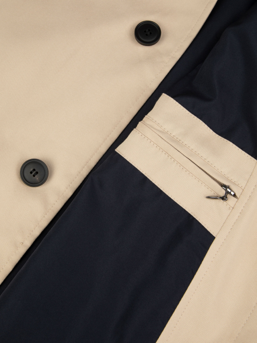 Imperméable Doublée Grande Taille Beige