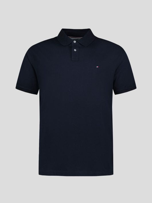Polo Piqué Grande Taille Bleu Marine