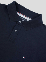 Polo Piqué Grande Taille Bleu Marine