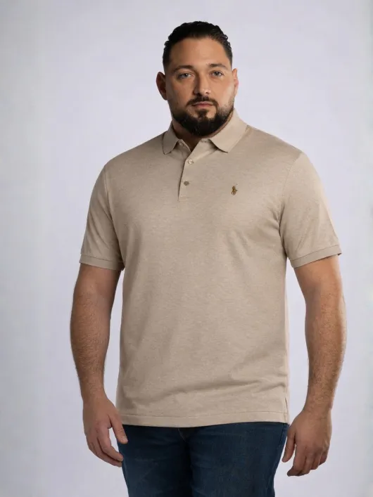 Pull Manches Courtes Col Polo Grande Taille