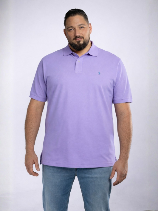 Polo Piqué Uni Grande Taille Parme