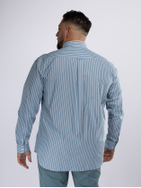 Chemise Rayée Ralph Grande Taille Verte et Blanche