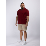 Polo Coton Piqué Grande Taille Bordeaux