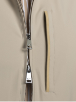 Blouson sans Manches Dynamic Stretch Grande Taille Beige