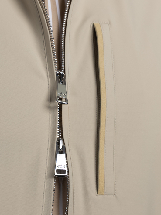 Blouson sans Manches Dynamic Stretch Grande Taille Beige