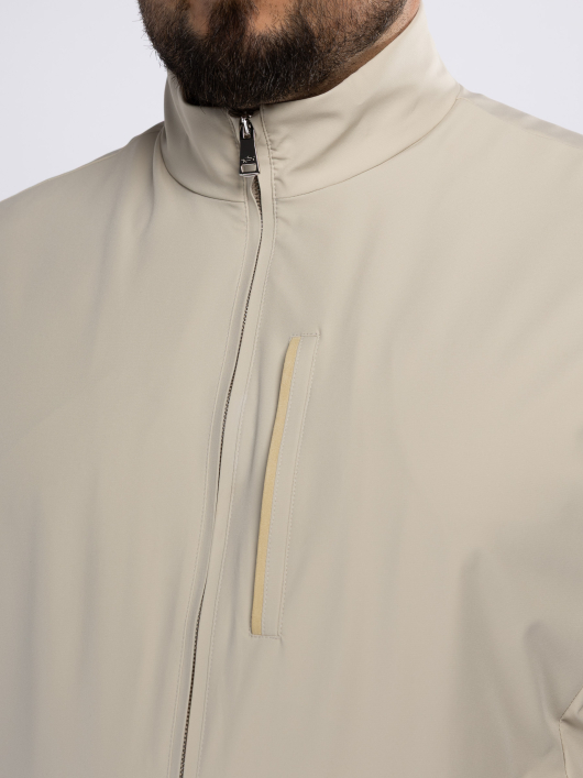 Blouson sans Manches Dynamic Stretch Grande Taille Beige