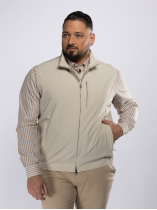 Blouson sans Manches Dynamic Stretch Grande Taille Beige