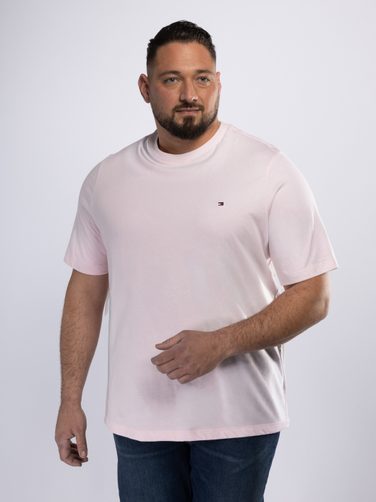 Tee-Shirt Uni Grande Taille Rose Clair