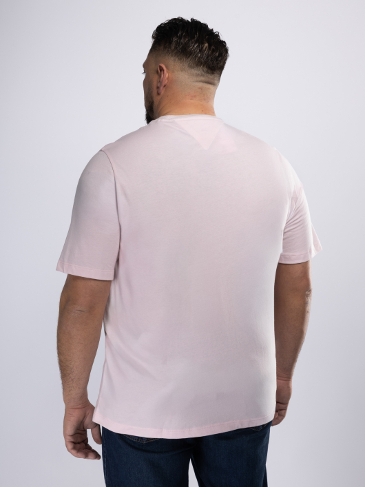 Tee-Shirt Uni Grande Taille Rose Clair