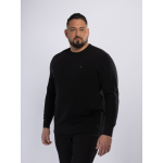 Pull Maille Structurée Grande Taille Noir