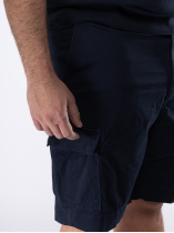 Bermuda Cargo Grande Taille Bleu Marine