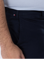 Bermuda Droit Grande Taille Bleu Marine