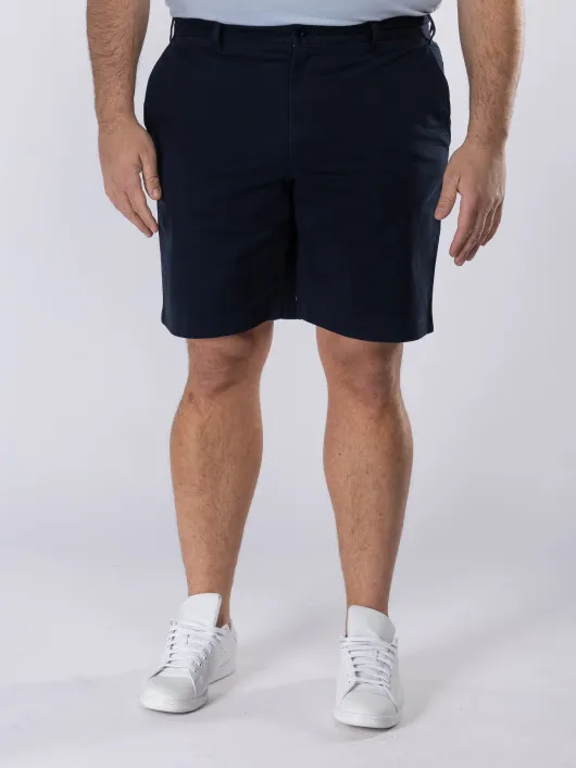 Bermuda Droit Grande Taille Bleu Marine