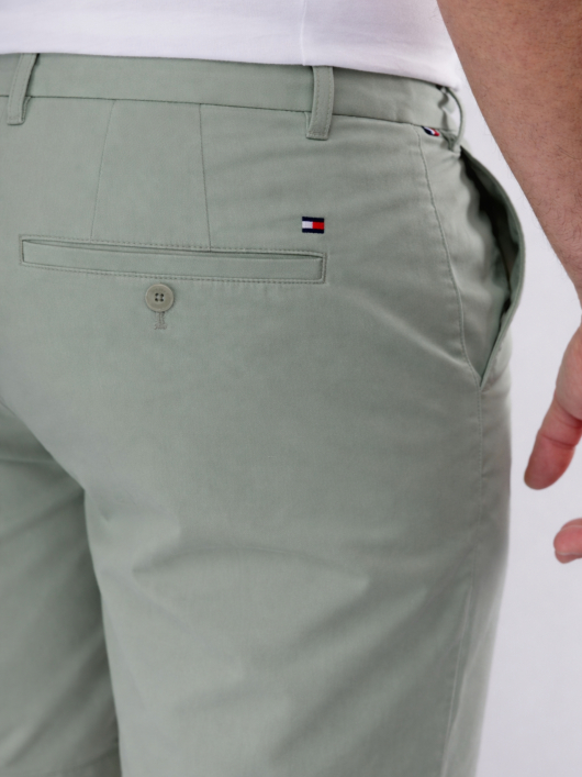 Bermuda Droit Grande Taille Vert Pastel