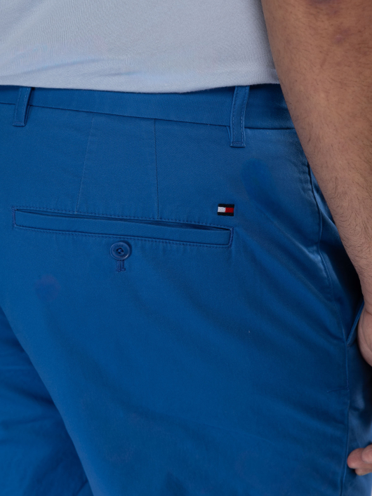 Bermuda Droit Grande Taille Bleu