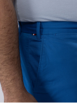 Bermuda Droit Grande Taille Bleu