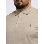 Polo Interlock Grande Taille Beige
