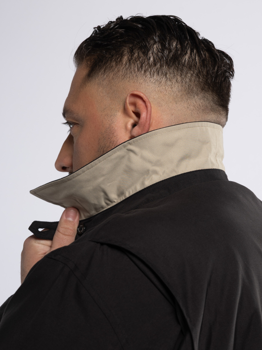 Blouson Uni Grande Taille Noir