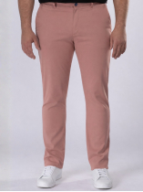 Pantalon Chino Alex Grande Taille Vieux Rose