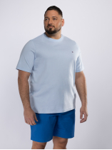 Tee-Shirt Uni Grande Taille Bleu Ciel
