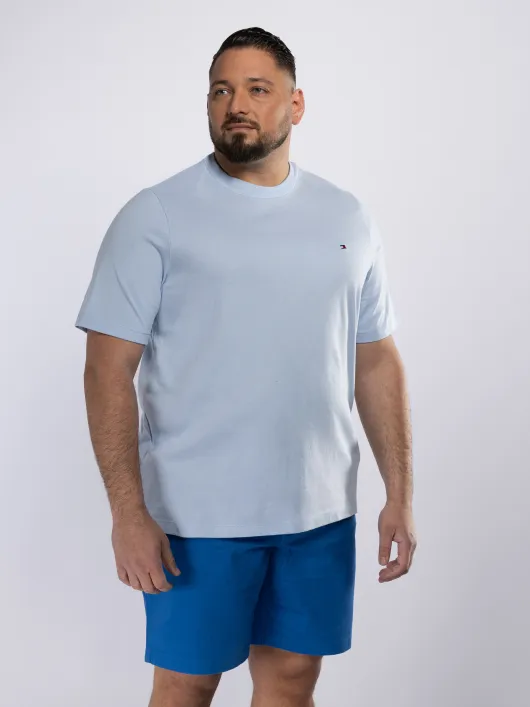 Tee-Shirt Uni Grande Taille Bleu Ciel