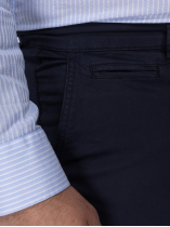 Pantalon Chino Alex Grande Taille Bleu Marine