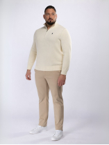 Pantalon Chino Alex Grande Taille Beige