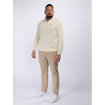 Pantalon Chino Alex Grande Taille Beige