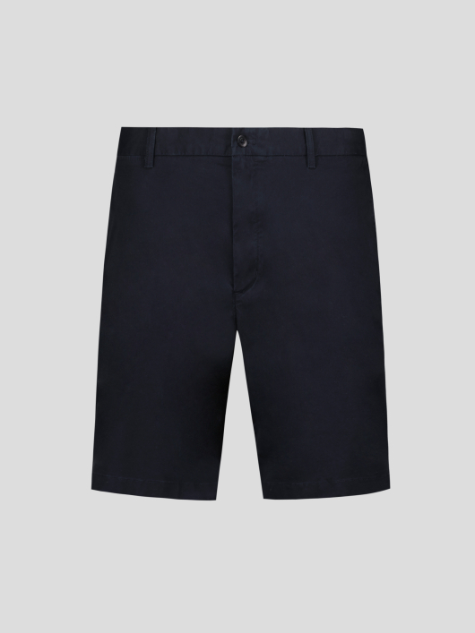 Bermuda Droit Grande Taille Bleu Marine