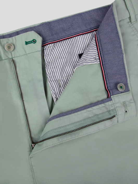 Bermuda Droit Grande Taille Vert Pastel