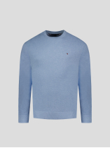 Pull Maille Structurée Grande Taille Bleu Ciel