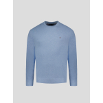 Pull Maille Structurée Grande Taille Bleu Ciel