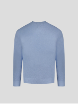 Pull Maille Structurée Grande Taille Bleu Ciel