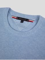 Pull Maille Structurée Grande Taille Bleu Ciel