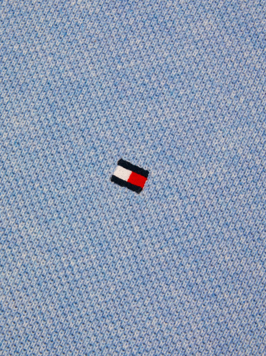 Pull Maille Structurée Grande Taille Bleu Ciel