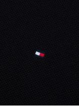 Pull Maille Structurée Grande Taille Noir