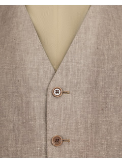 Costume Complet Lin Marron Glacé Capel Grande Taille