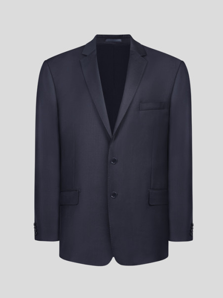 Costume Complet Bleu Marine Grande Taille