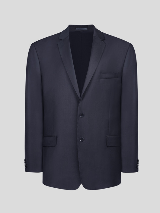 Costume Complet Bleu Marine Grande Taille