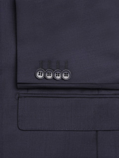 Costume Complet Bleu Marine Grande Taille