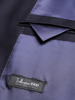 Costume Complet Bleu Marine Grande Taille