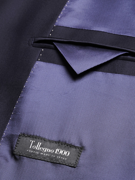 Costume Complet Bleu Marine Grande Taille