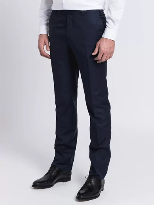 Costume Complet Bleu Marine Grande Taille