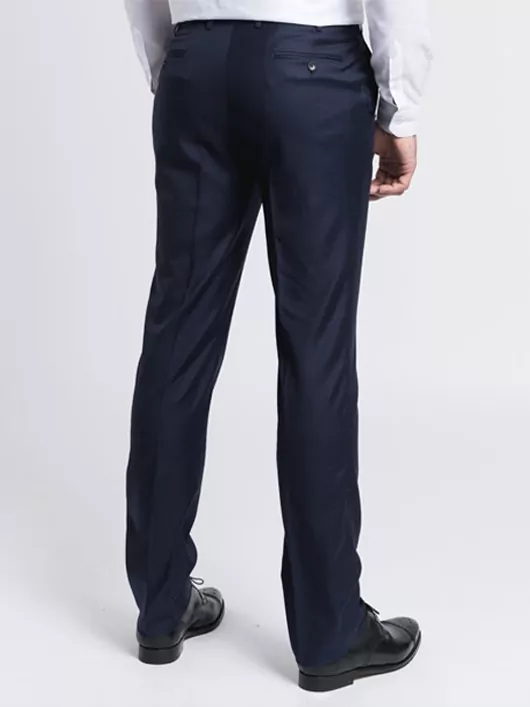 Costume Complet Bleu Marine Grande Taille